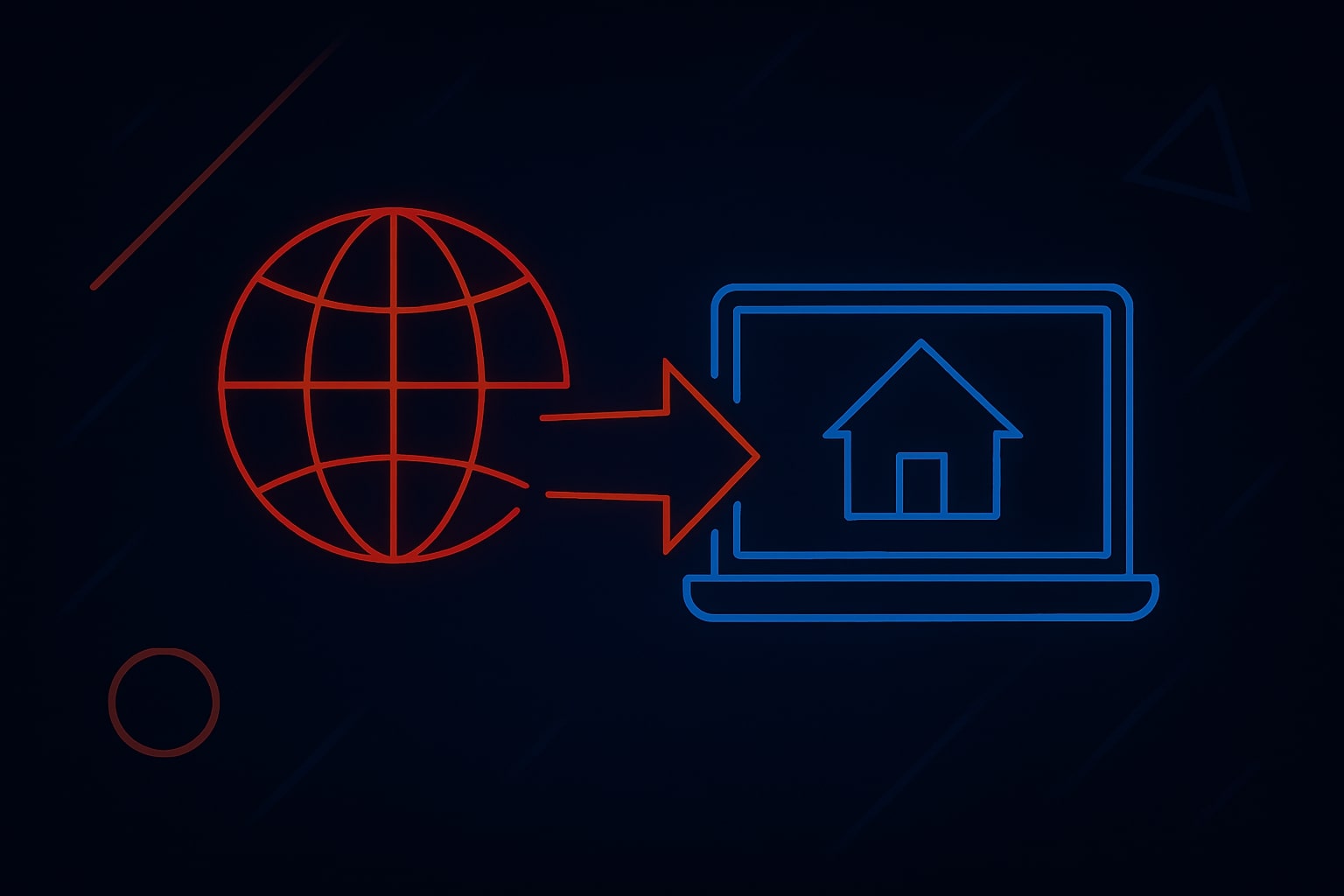 Перенаправление трафика из Интернет на локальный компьютер