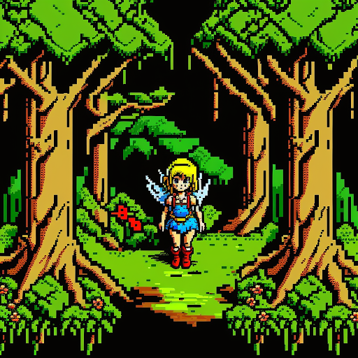 Создаем картинки в стиле пиксель-арт в Midjourney на примере ретро-игр - изображение 5