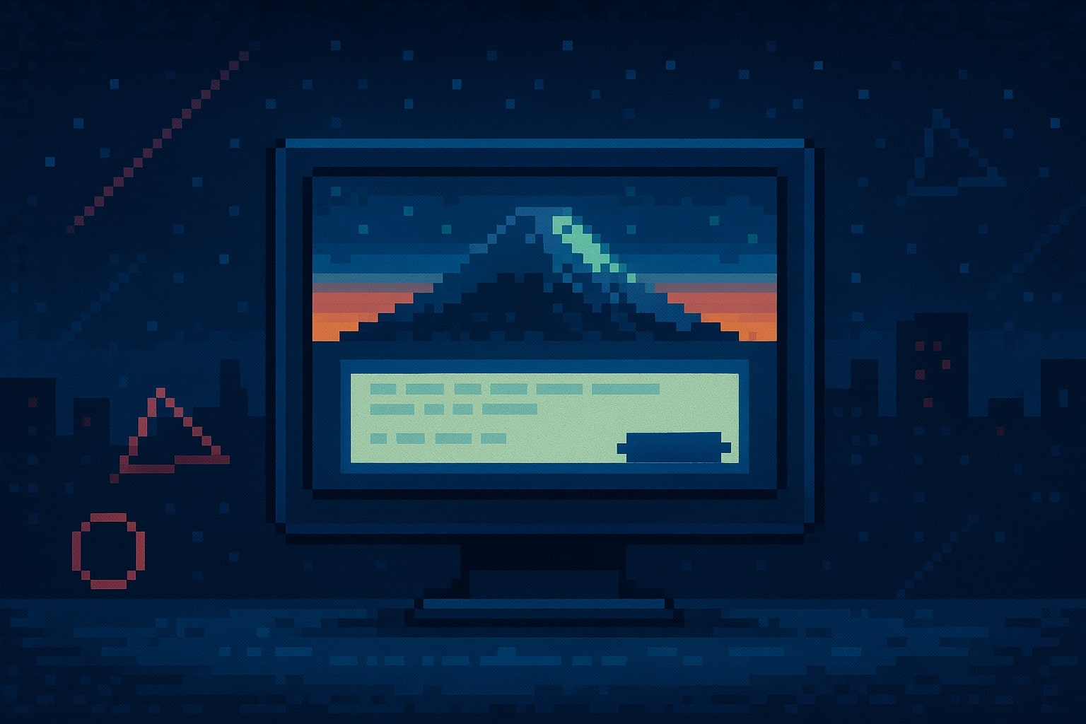 Создаем картинки в стиле пиксель-арт в Midjourney на примере ретро-игр