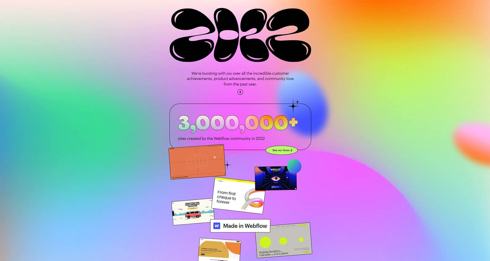 Тренды в дизайне веб сайтов в 2023 году - Y2K дизайн